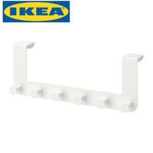 Вешалка ЭНУДДЭН ИКЕА (ENUDDEN IKEA), 35x13 см, вешалка на дверь, белая