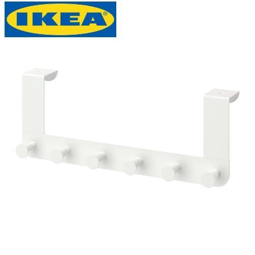 Вешалка ЭНУДДЭН ИКЕА (ENUDDEN IKEA), 35×13 см, вешалка на дверь, белая