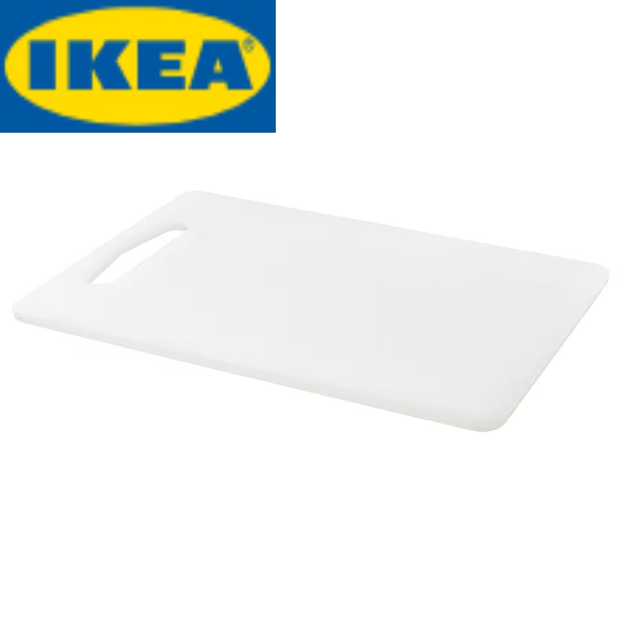 IKEA LEGITIM Разделочная доска, белая,34х24 см