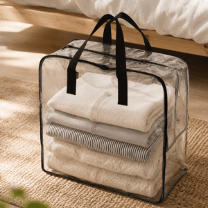 Сумка IKEA DIMPA, прозрачная, 65x22x65 см