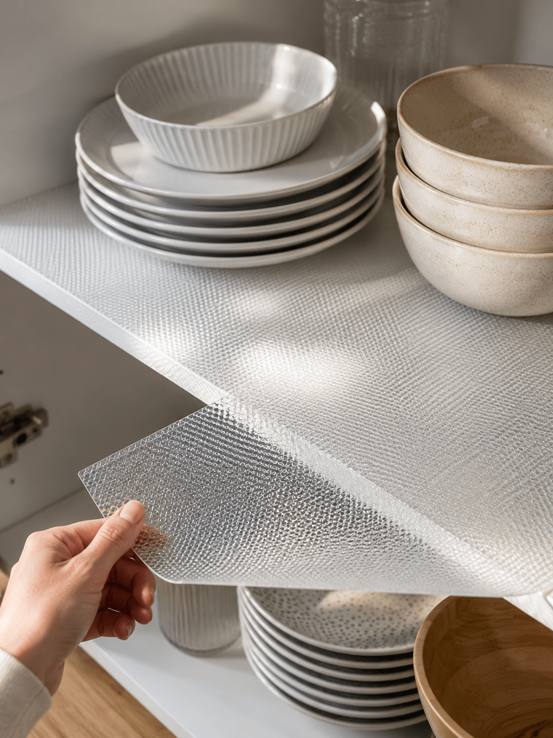 IKEA VARIERA, Коврик для кухонных полок, ящика, прозрачный,150 см