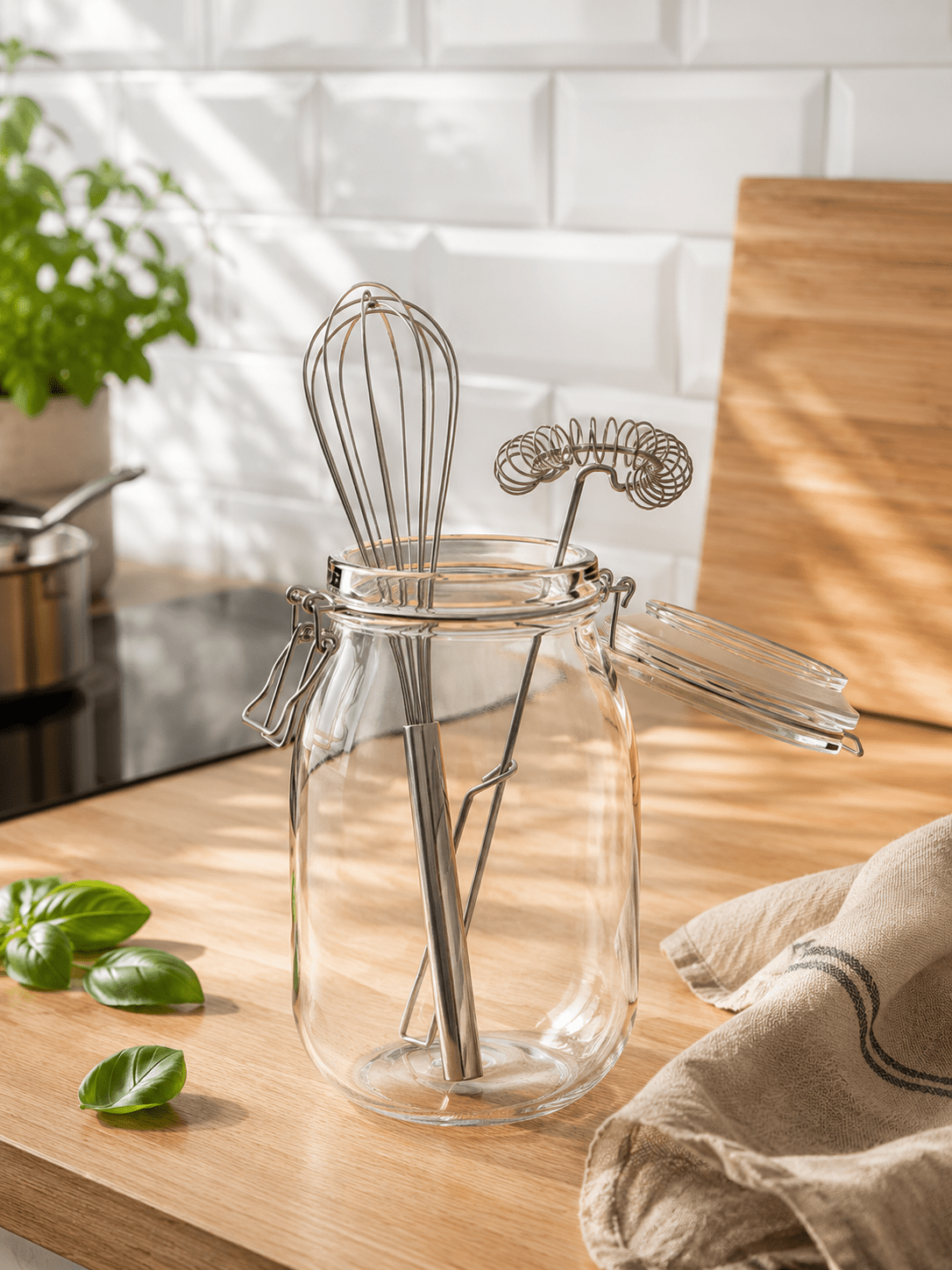 Набор венчиков IKEA IDEALISK, 2 шт, нержавеющая сталь