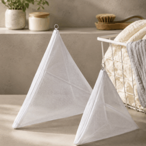 Мешки для стирки IKEA SLIBB, 2 шт, бело-серые, 38x38x33 см, 30x30x26 см