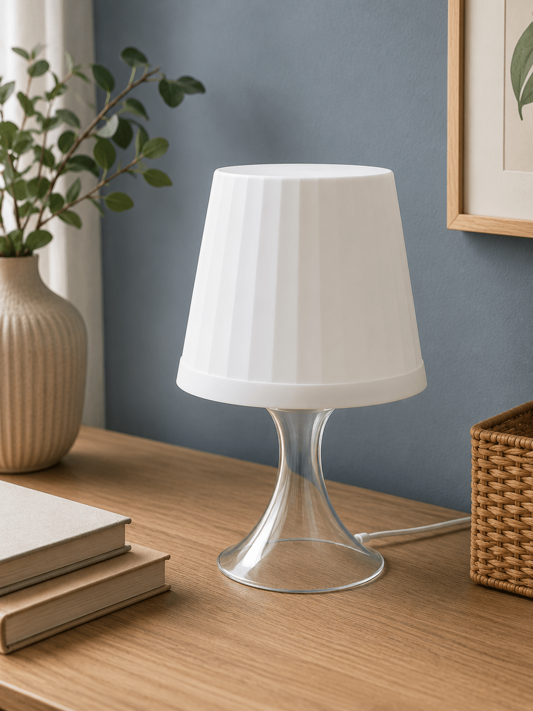 Светильник IKEA LAMPAN, с регулировкой цвета/белый, 24 см