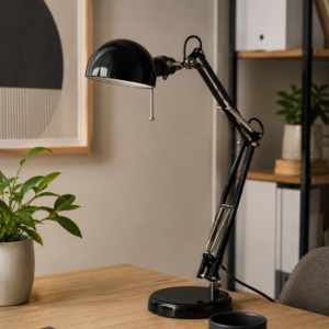Настольная лампа IKEA FORSA, черный