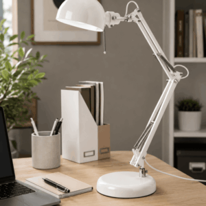 Настольная лампа IKEA FORSA, белая, 35 см