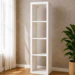 Открытый стеллаж IKEA KALLAX, белый, 42x147 см