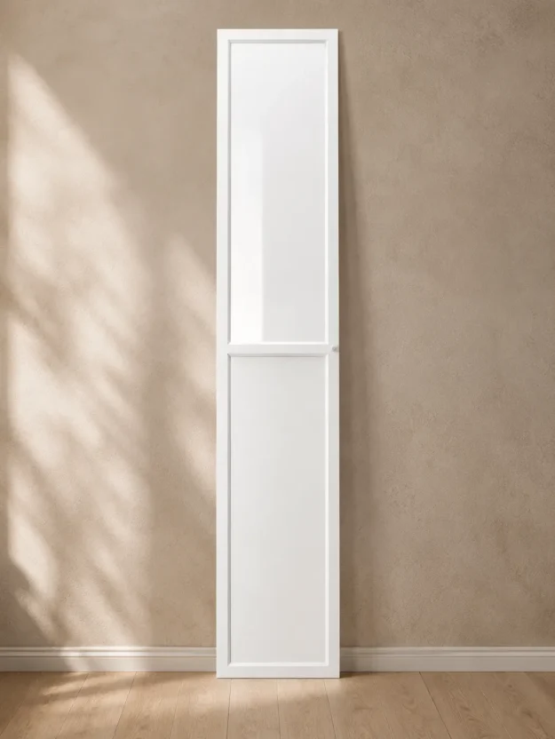 Панельная/стеклянная дверь IKEA OXBERG, белая, 40×192 см