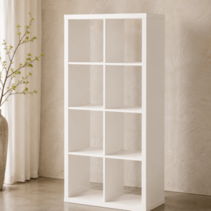 Открытый стеллаж IKEA KALLAX, белый, 77x147 см