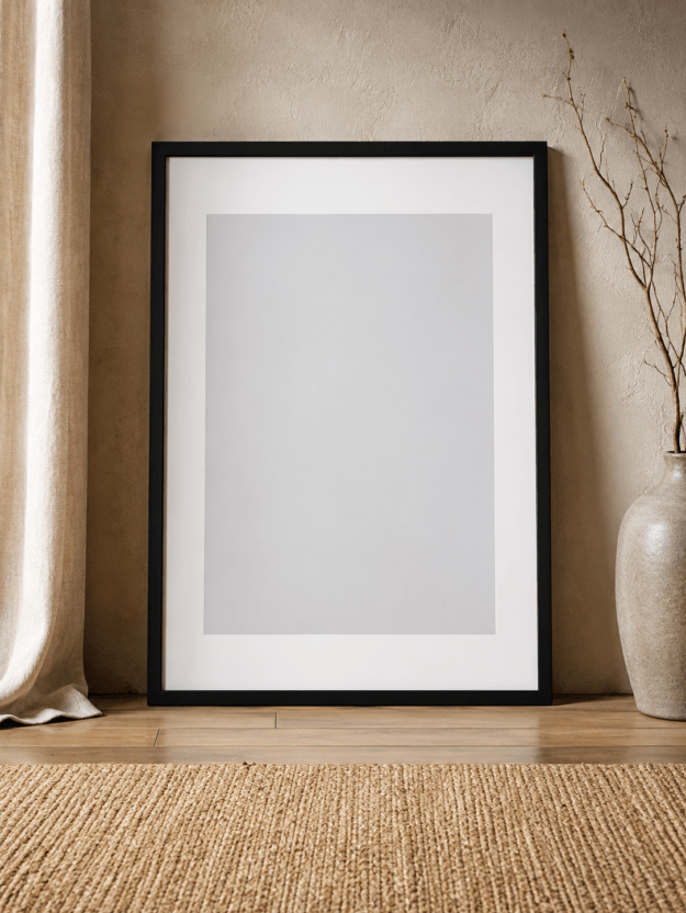 Фоторамка IKEA RODALM, чёрная, 50×70 см
