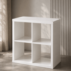 Открытый стеллаж IKEA KALLAX, белый, 77x77 см