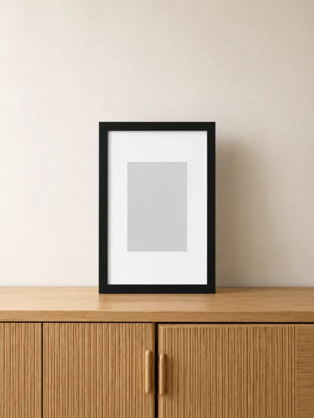 Фоторамка IKEA RODALM, чёрная, 21×30 см